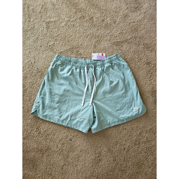 Nike Sportswear Men's Woven Flow Mesh Lined Shorts Mineral Green Size XXL - Picture 1 of 4